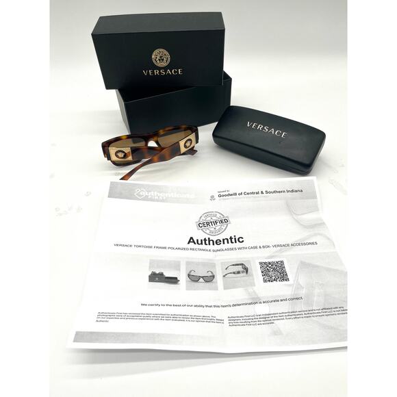 VERSACE Polarized Sunglasses, FULL INCLUSION, BOX CASE COA main image 11